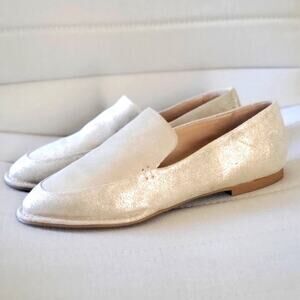 Antonio Melani Glen Loafers Gold Glimmer Size 10